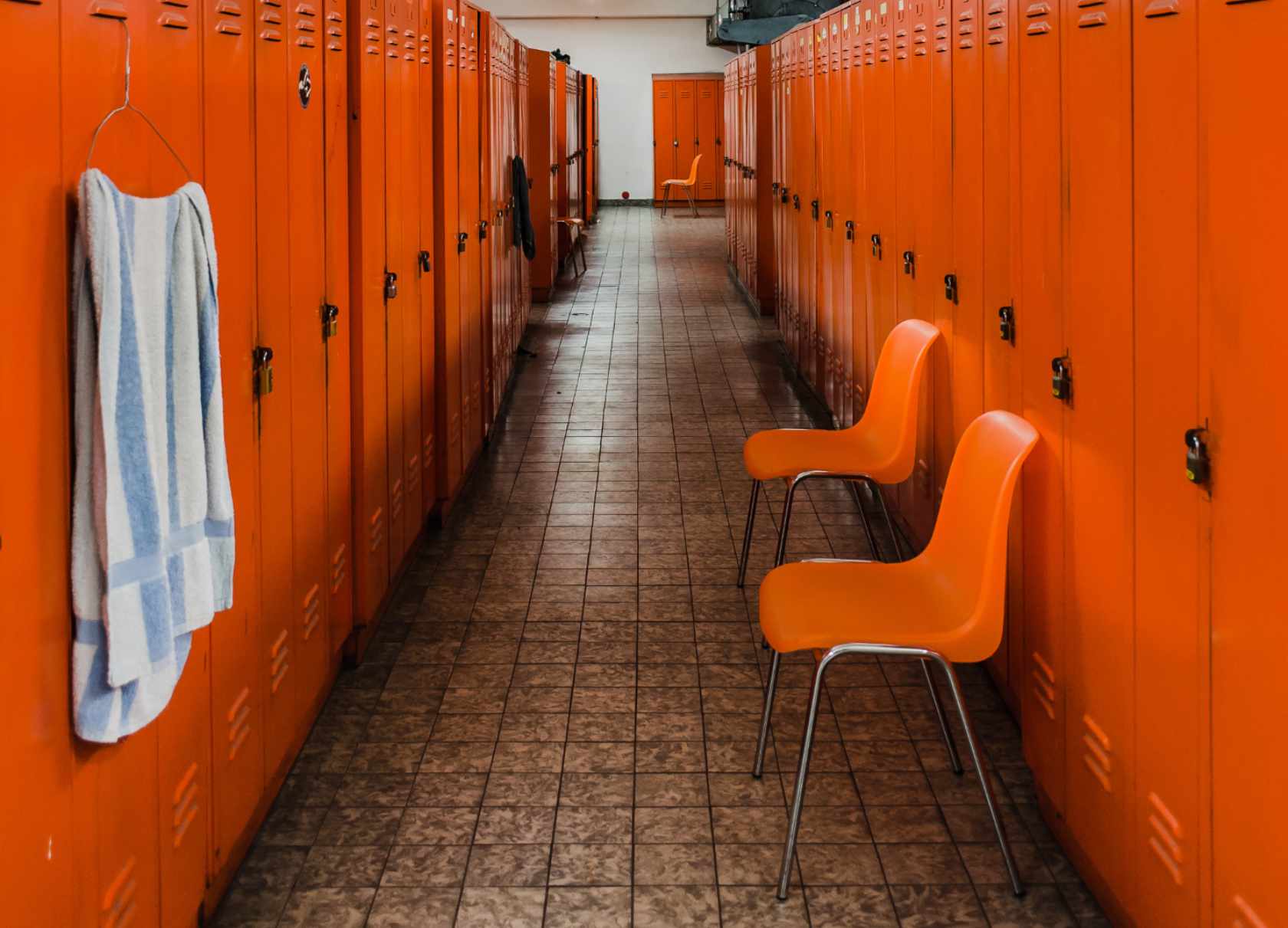 Athlete's Foot Concept using a Locker Room