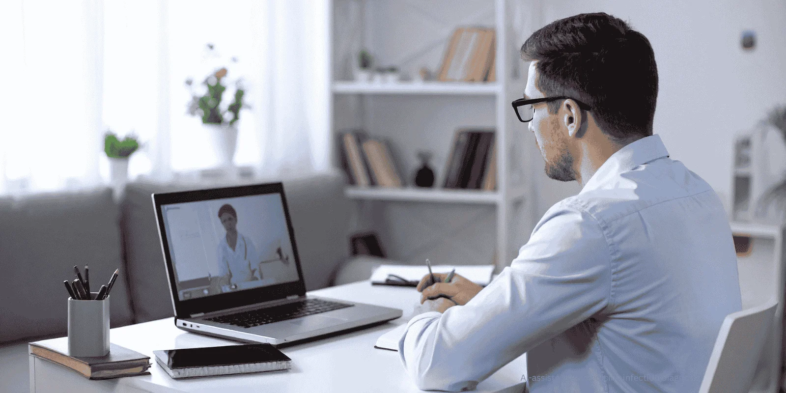 AI-assisted telemedicine infection diagnosis